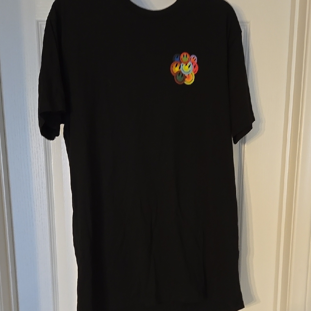 Smiley Rave T-Shirt‎ - Black - Picture 5 of 5